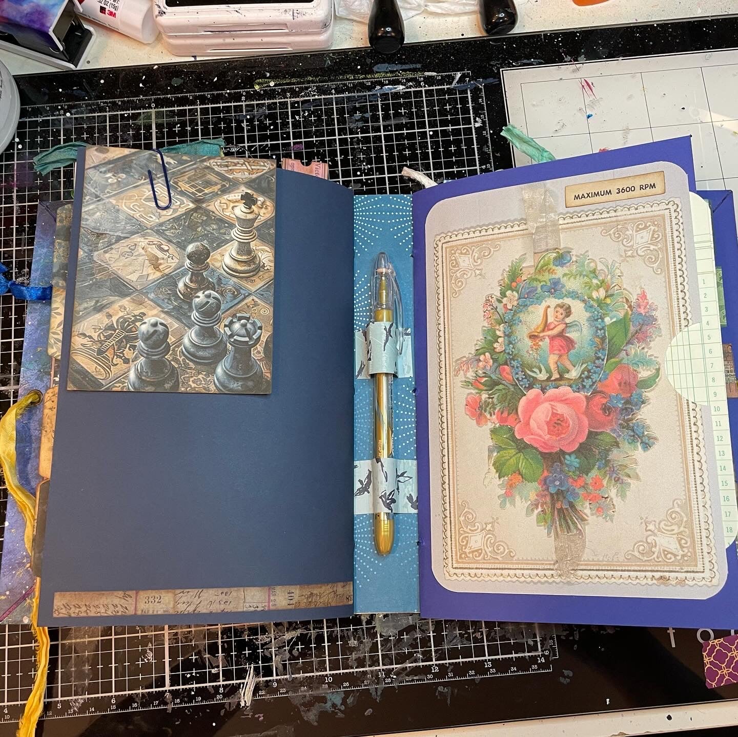 Handmade Journal - Big Blue