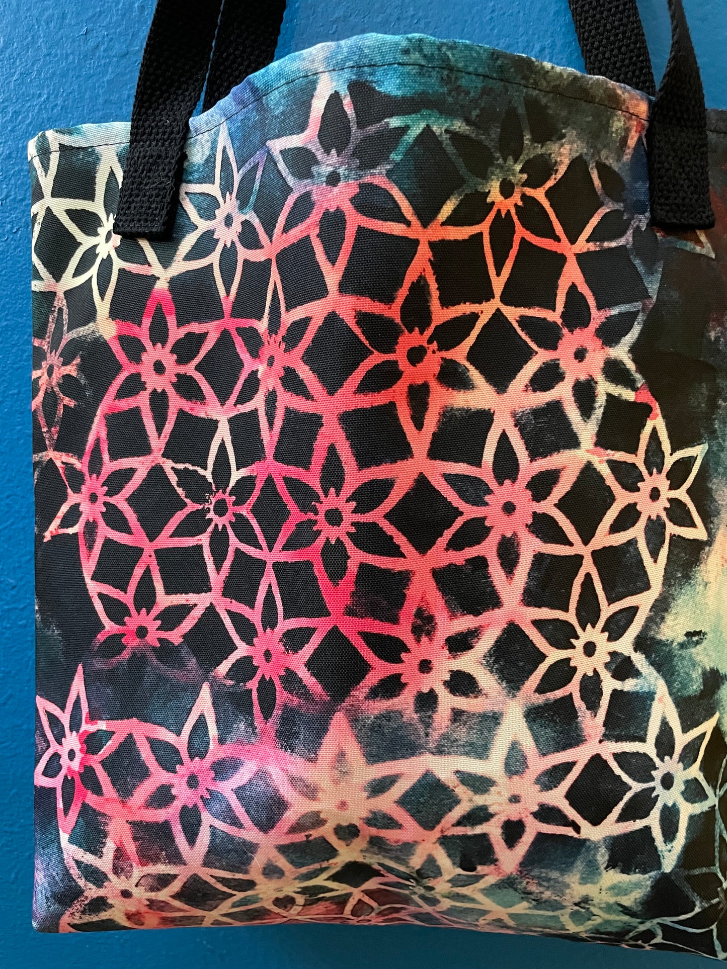 Floral Star Tote Bag