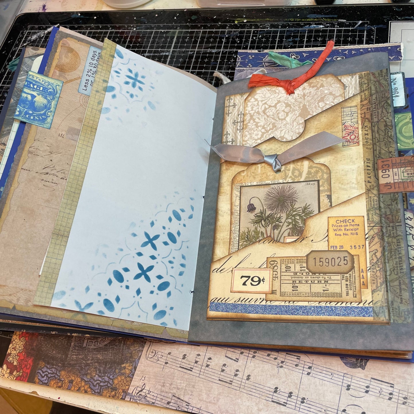 Handmade Journal - Big Blue