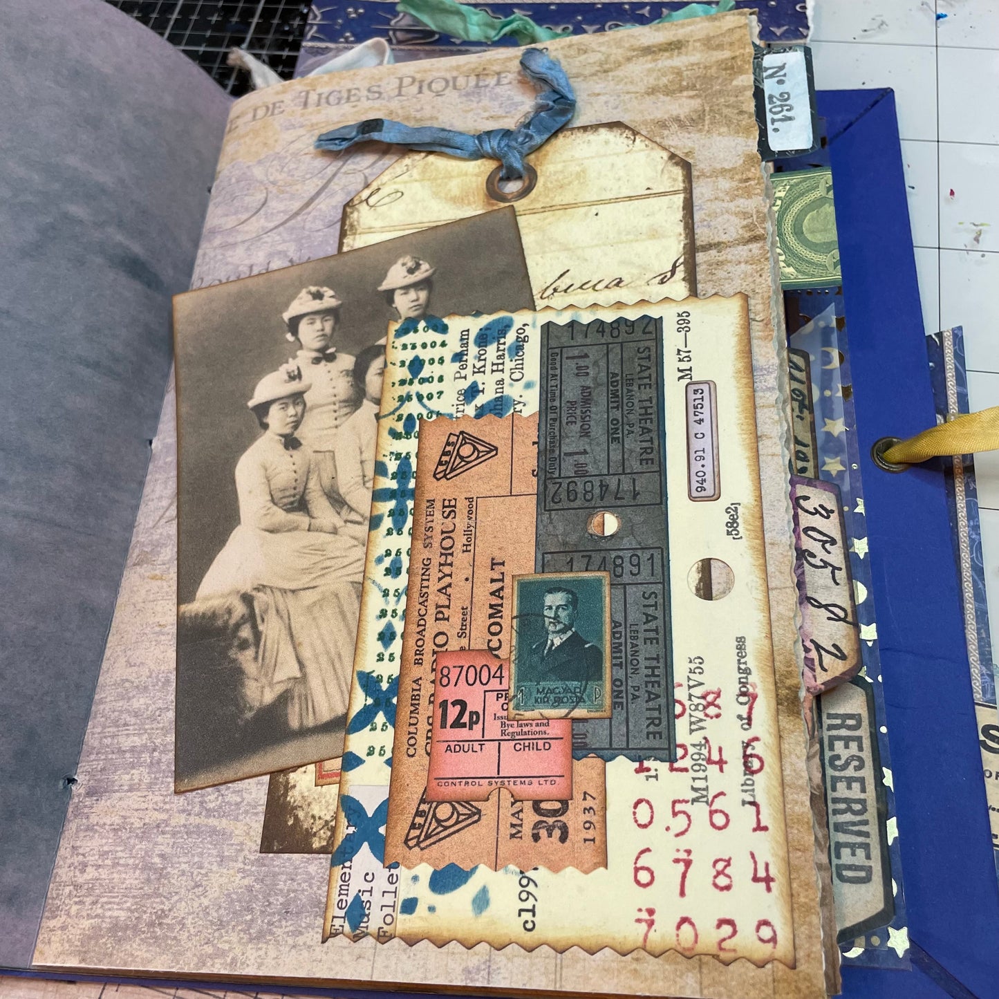 Handmade Journal - Big Blue