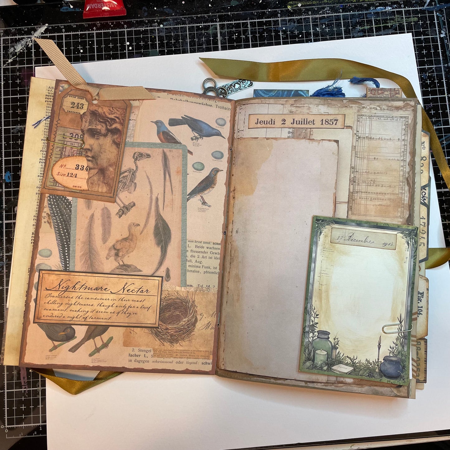 Handmade Journal - Dark Academia
