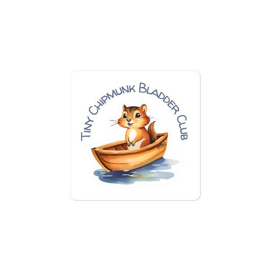 Tiny Chipmunk Bladder Club The Sticker