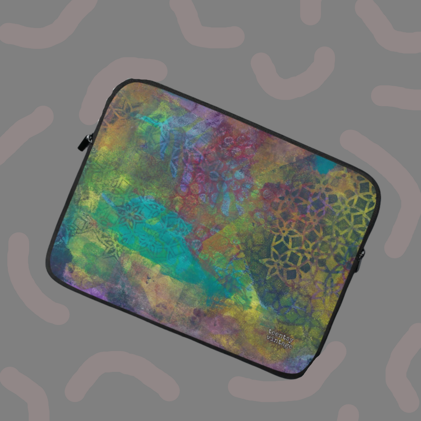 Grunge Style Laptop Sleeve