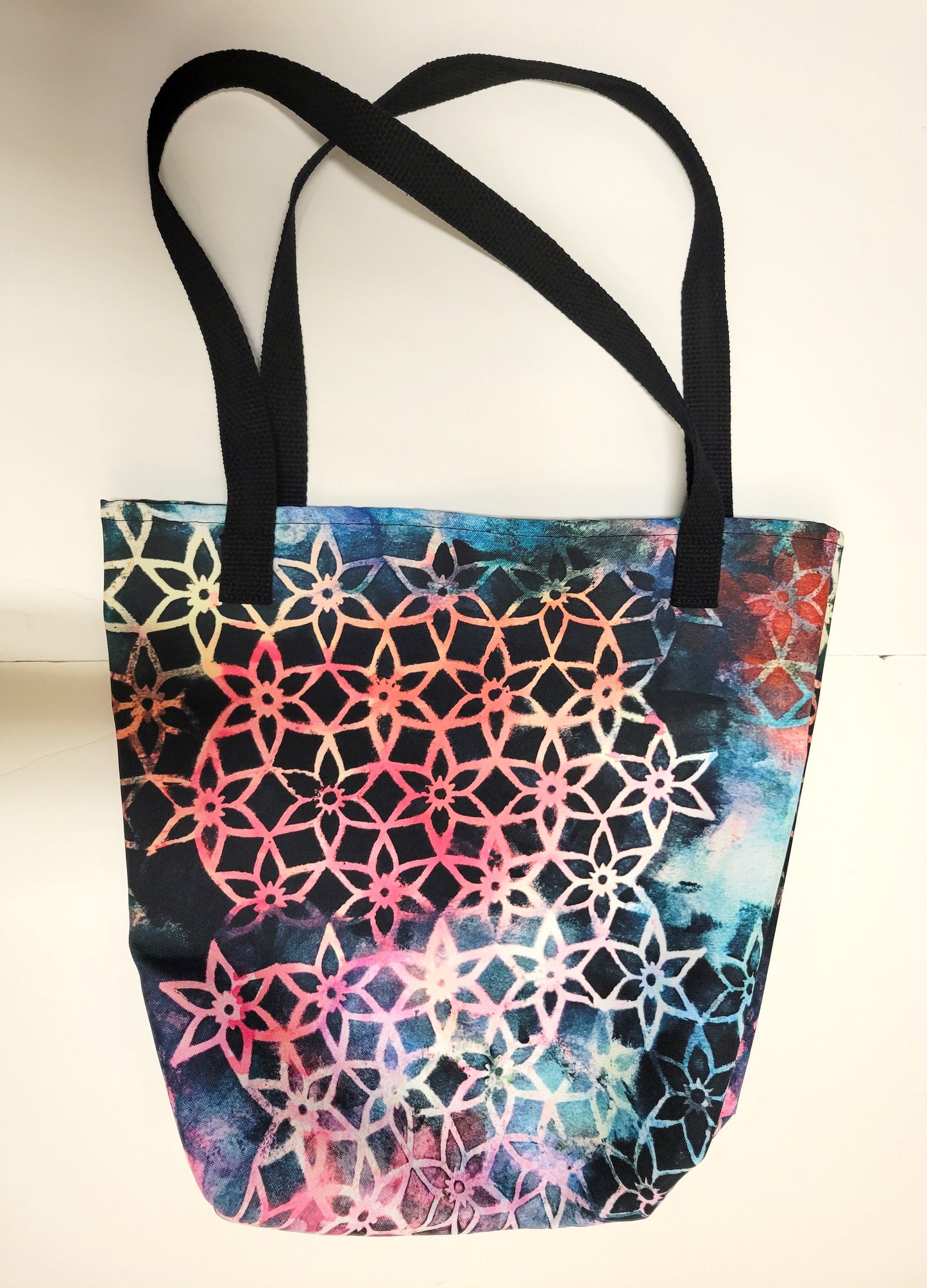 Floral Star Tote Bag