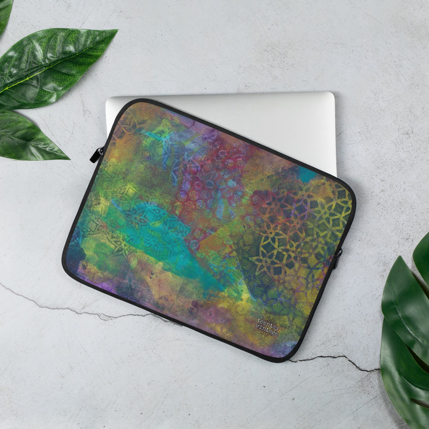 Rainbow Grunge Laptop Sleeve